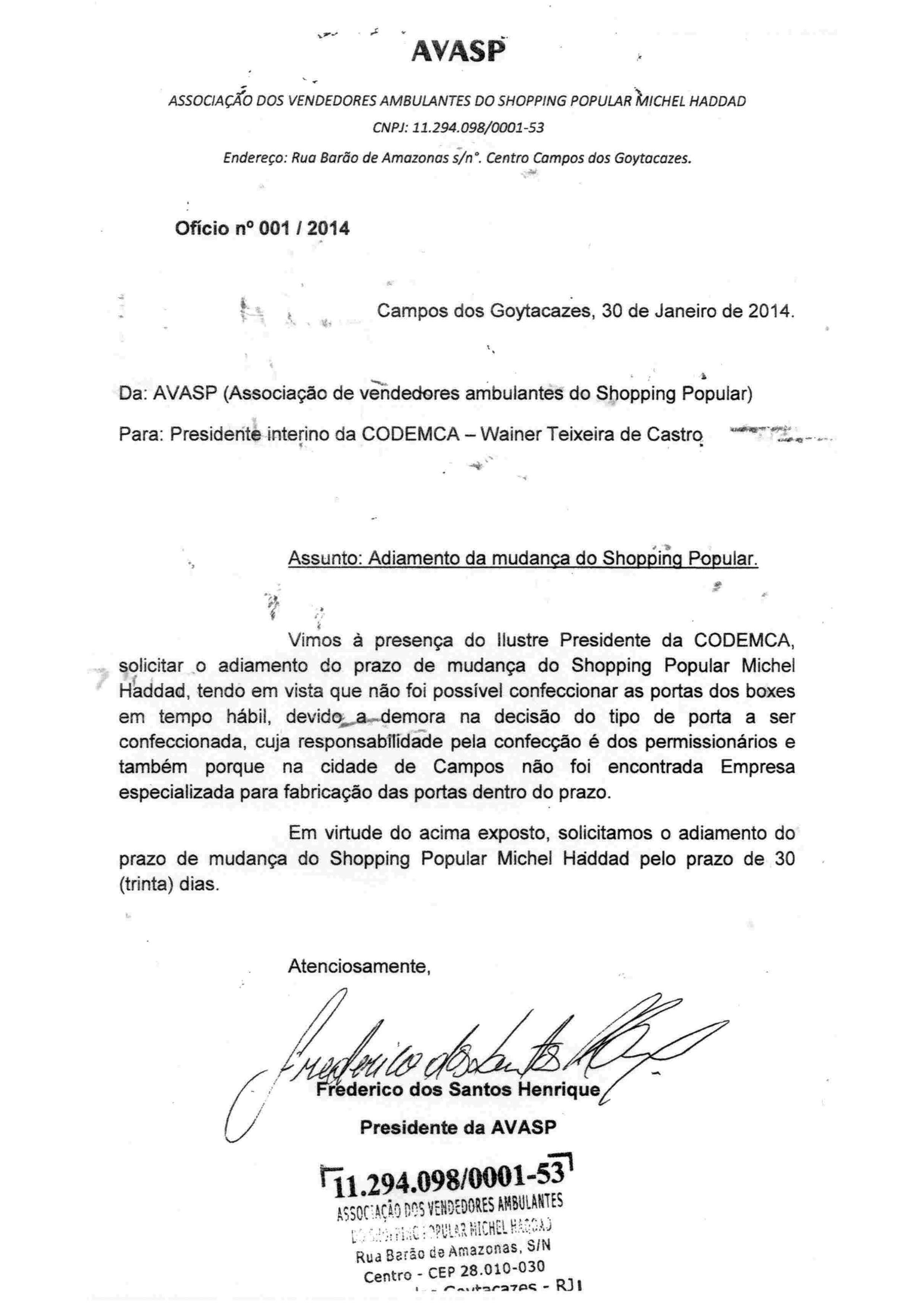Nota camelôs