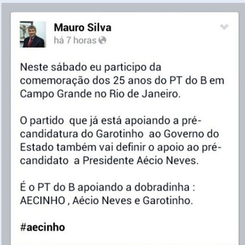 Mauro face Aecio 1