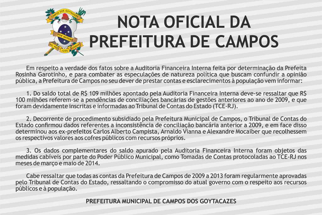 Nota Oficial 2511
