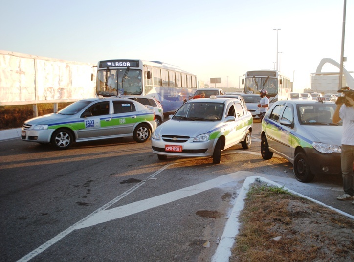 protesto taxi 0901