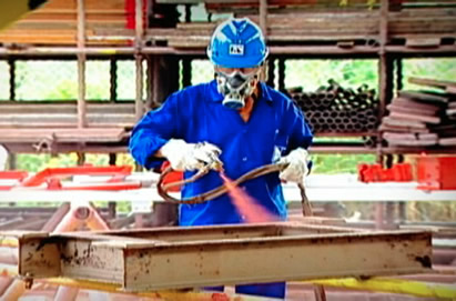 pintor industrial