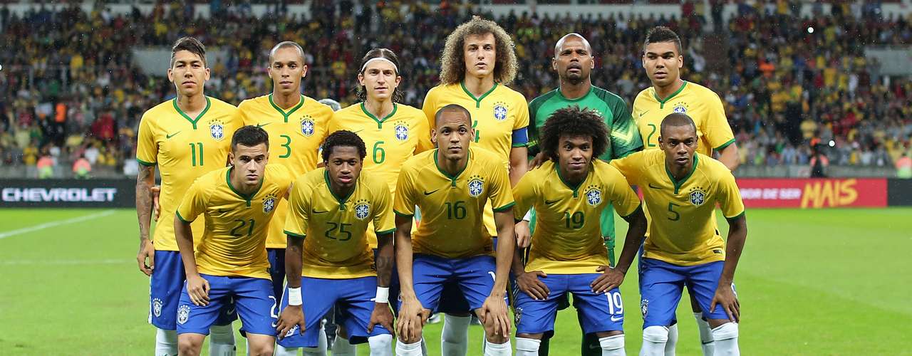 Jogadores do Brasil durante amistoso com Honduras no estádio Beira-Rio em Porto Alegre-RS, 10 de Junho de 2015. HEULER ANDREY/Mowa Press