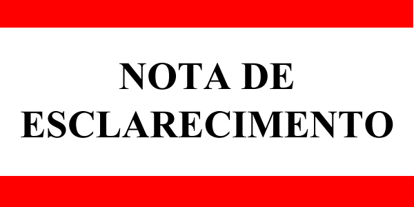 Nota eslarecimento