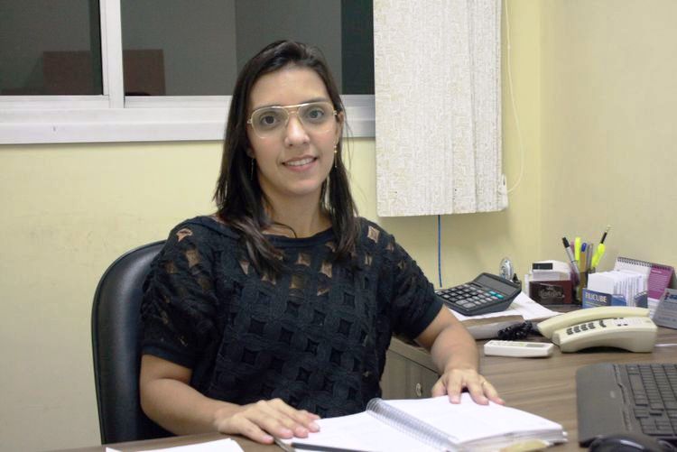 A chefe do Gabinete de Gestão Integrada Municipal (GGIM), da Superintendência de Paz e Defesa Social, Suéllen Souza (Foto: Rodolfo Lins/Sup. de Comunicação)