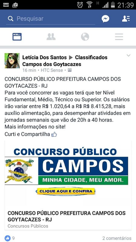 falso concurso