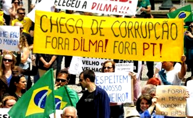 manifestação contra dilma