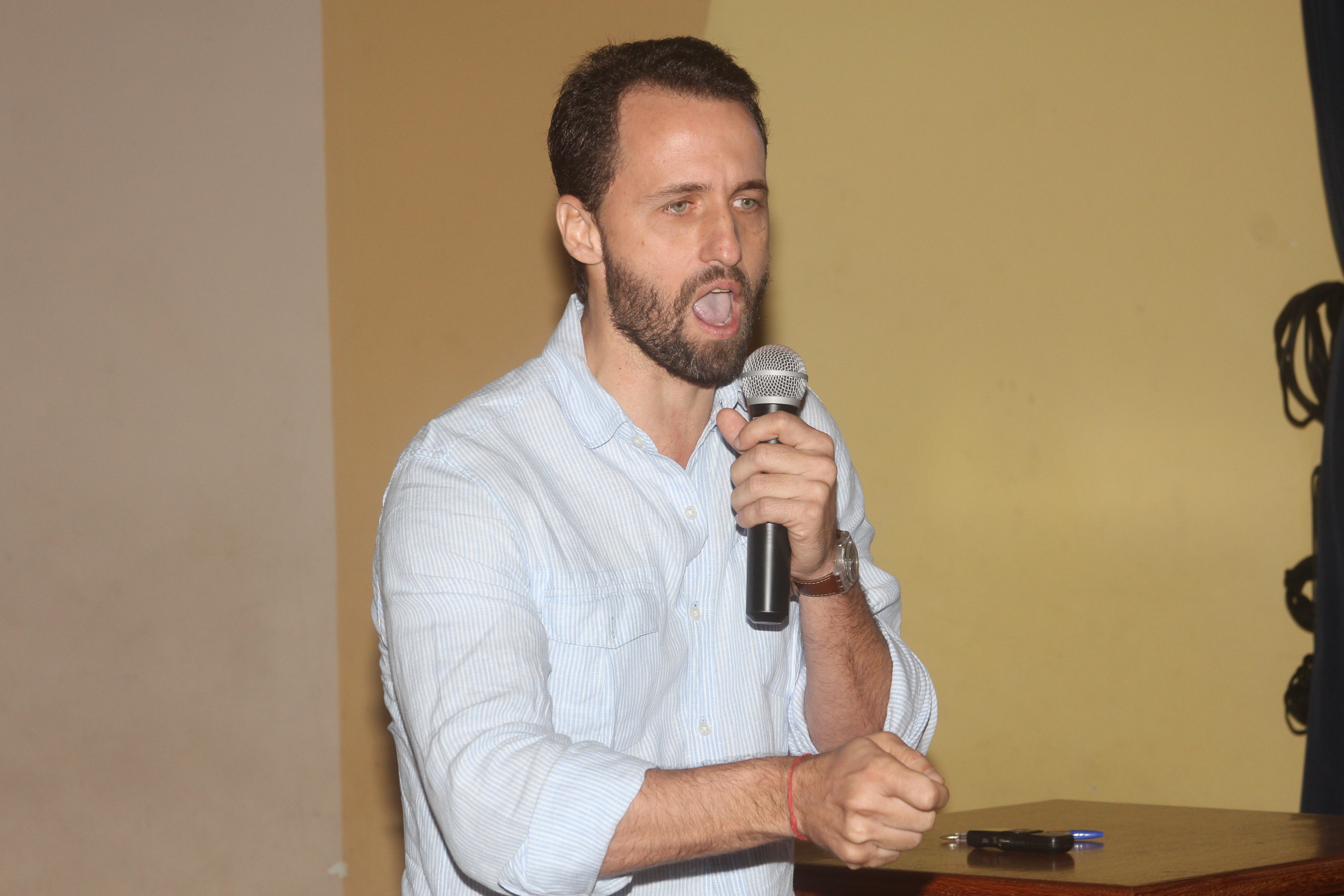 Reunião do Bispo Dom Roberto Ferreria e os prés candidatos a sucessão Municipal de Campos - Rogério Matoso 20160423 IF- (206)