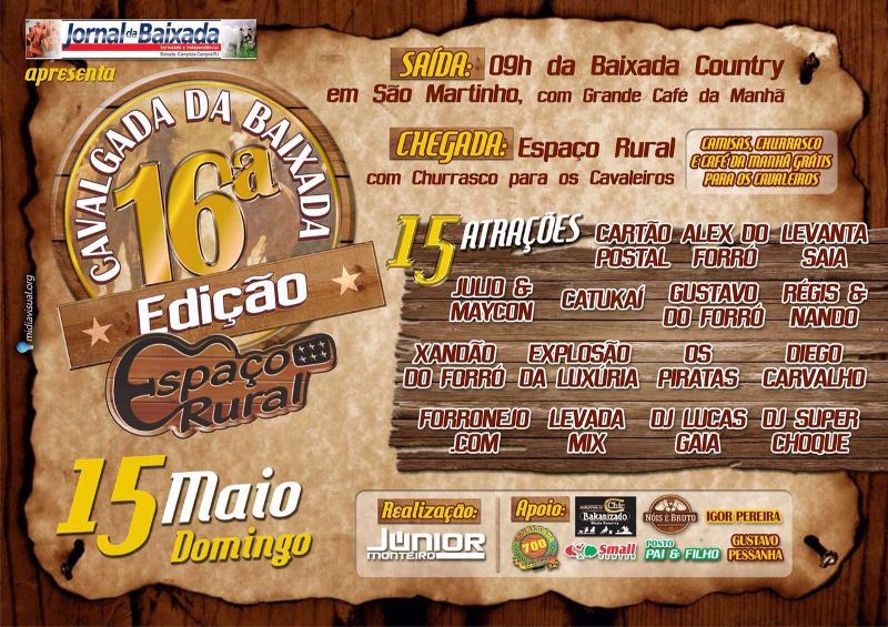 Cavalgada baixada Junior