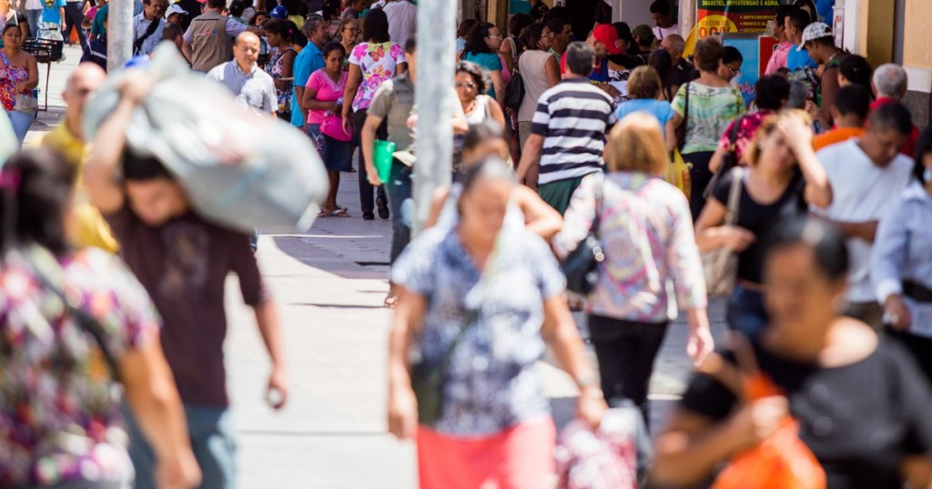 movimento na rua