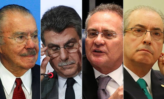 sarney, jucá, cunha e renan