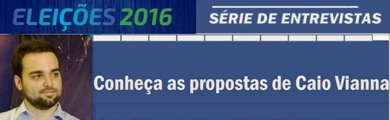 Chamada especial Eleições Caio