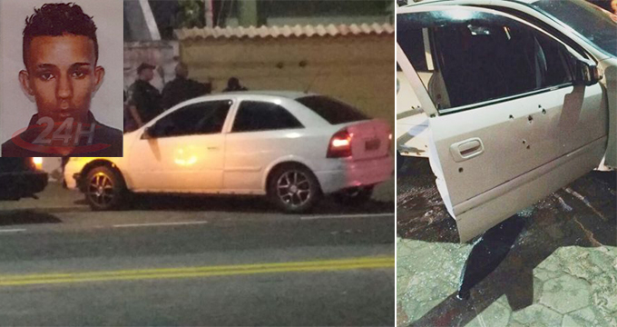 Jovem morto e outro baleado em carro na Princesa Isabel