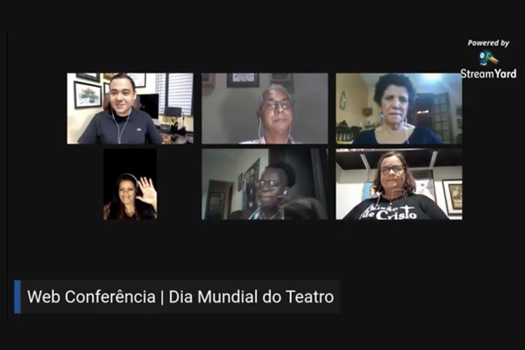 Expoentes da arte dramática campista em live no Dia Mundial do Teatro