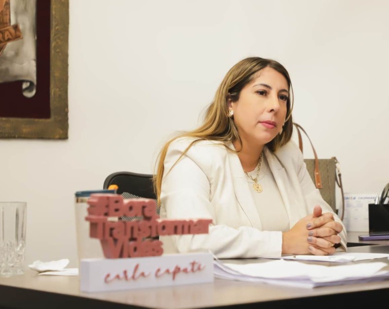 prefeita Carla Caputi