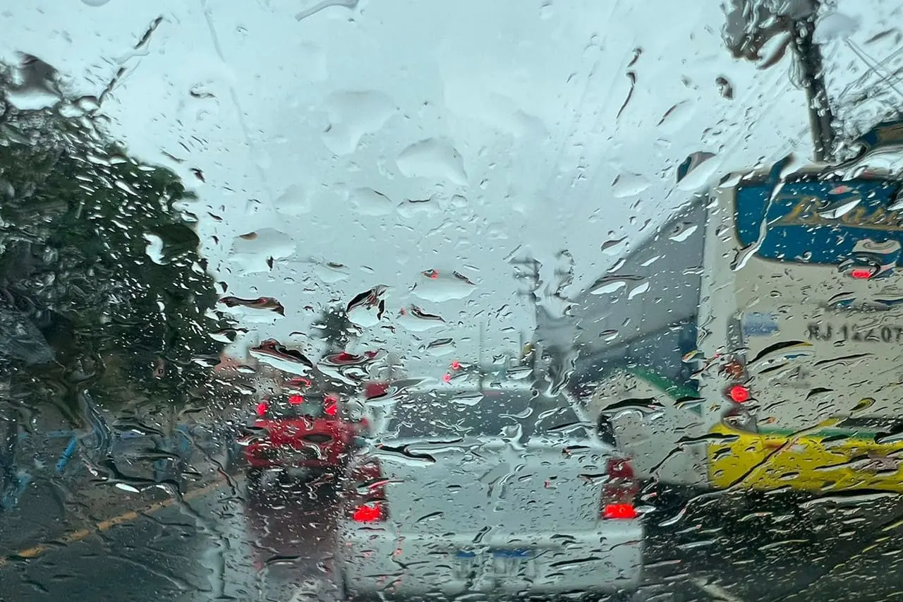 Segunda-feira pode ter chuva e rajadas de vento à tarde