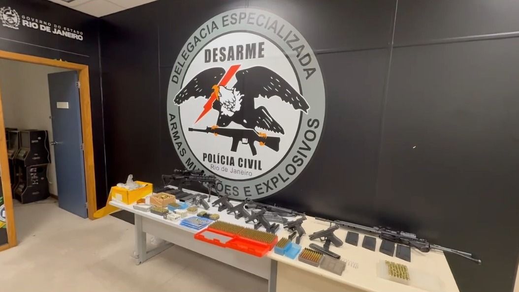 Preso homem que se passava por colecionador para desviar armas e munições para o crime organizado