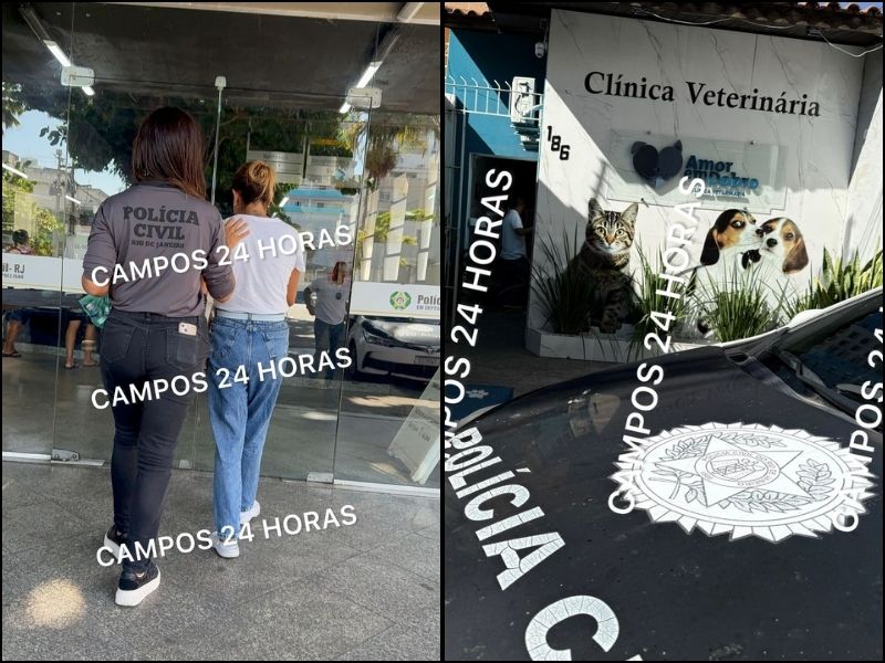 Vídeos: Dona de clínica é presa na Pelinca