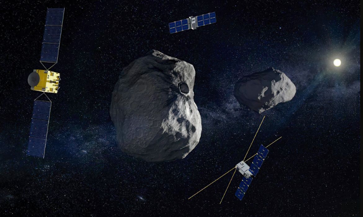 Sonda espacial se aproxima de Marte antes de chegar a asteroide