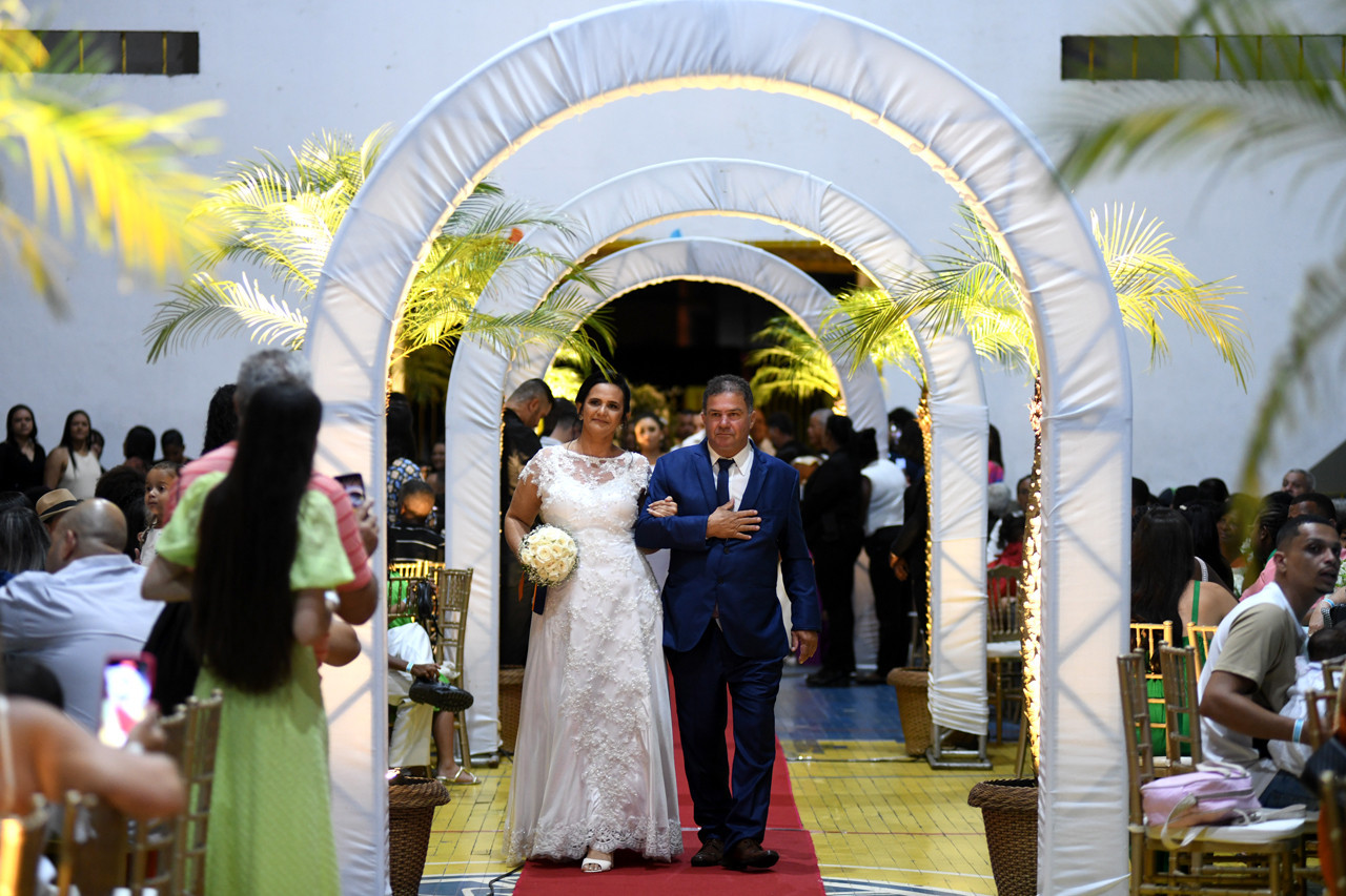 Casais podem se inscrever para mais uma edição do Casamento Comunitário