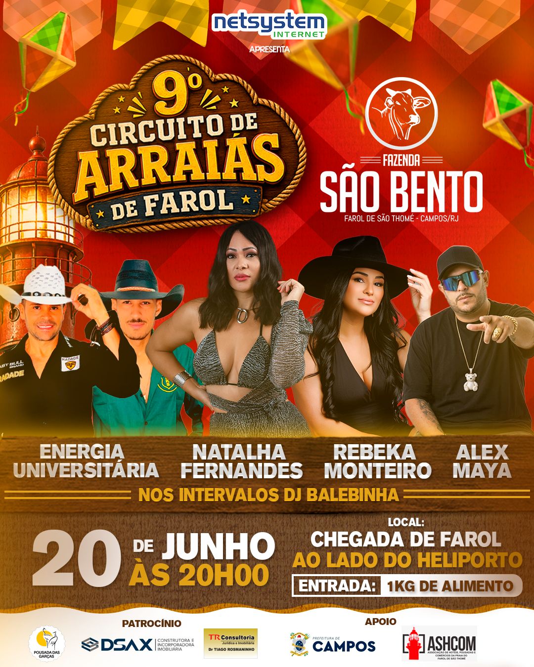 9º Circuito de Arraiás de Farol promete grande festa na Fazenda São Bento