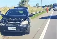 Colisão é registrada na BR-356, em São João da Barra