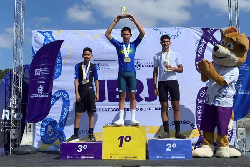 Jovem ciclista de São Francisco é campeão na seletiva e representará o RJ em Brasília