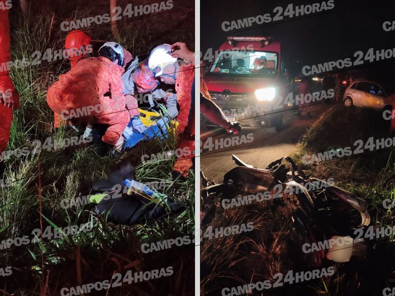 Morre no HFM motociclista vítima de acidente na BR-356