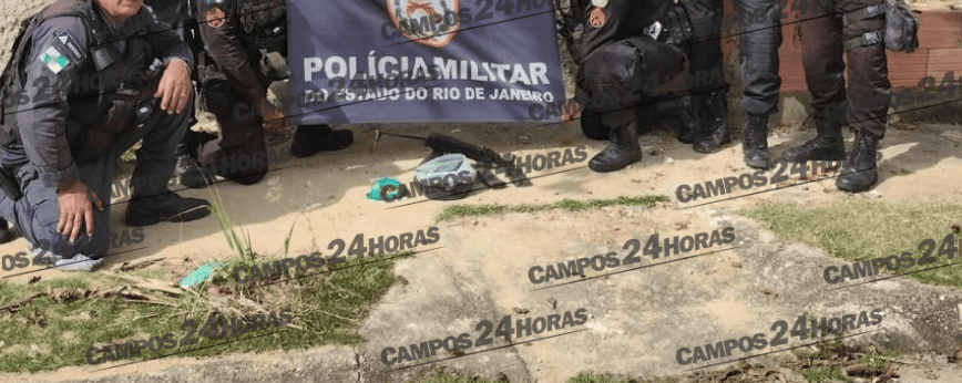 Fuzil é aprendido pela PM em comunidade de Guarus