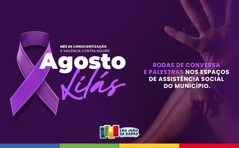 São João da Barra adere à campanha Agosto Lilás