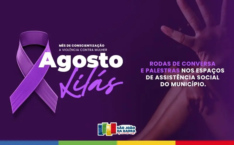 São João da Barra adere à campanha Agosto Lilás