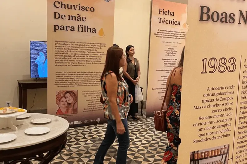 Exposição “Chuvisco: doce patrimônio” ultrapassa 2 mil visitantes no Museu Histórico de Campos