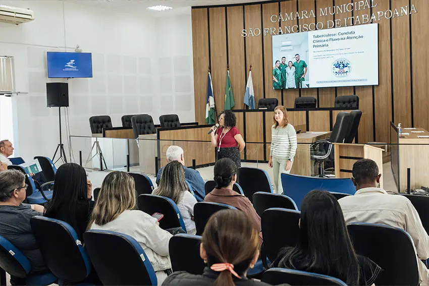 Saúde de São Francisco capacita agentes sobre tratamento da tuberculose na Atenção Primária