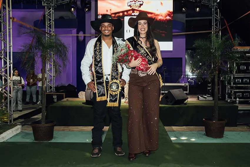 Luiz Junqueira e Gabrielly do Nascimento são eleitos Garoto e Garota Expo 2026 em SFI