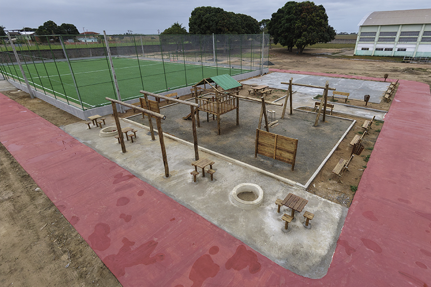 Obras na área externa do Ginásio de Volta Redonda entram na fase final