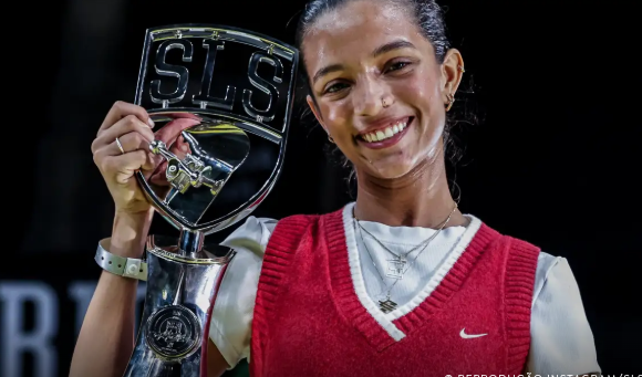 Rayssa é campeã da etapa carioca da Liga Internacional de Skate Street