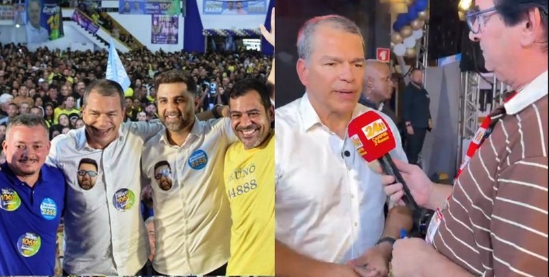 Wladimir, Bruno e Thiago iniciam suas campanhas e lotam Automóvel Clube; vídeo
