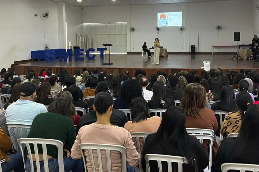 SMECT realiza Formação Continuada com foco na inteligência emocional e saúde mental dos educadores