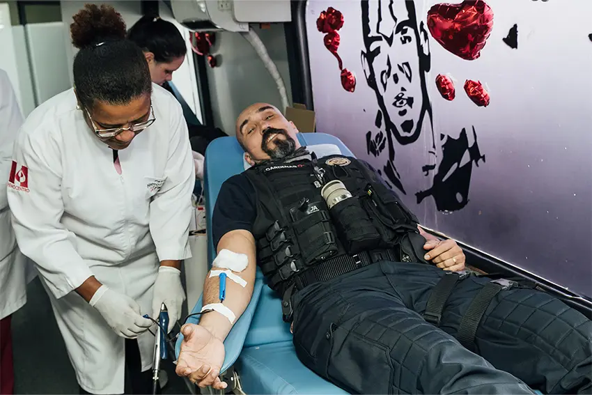 Campanha do Hemocentro arrecada mais de 60 bolsas de sangue em São Francisco