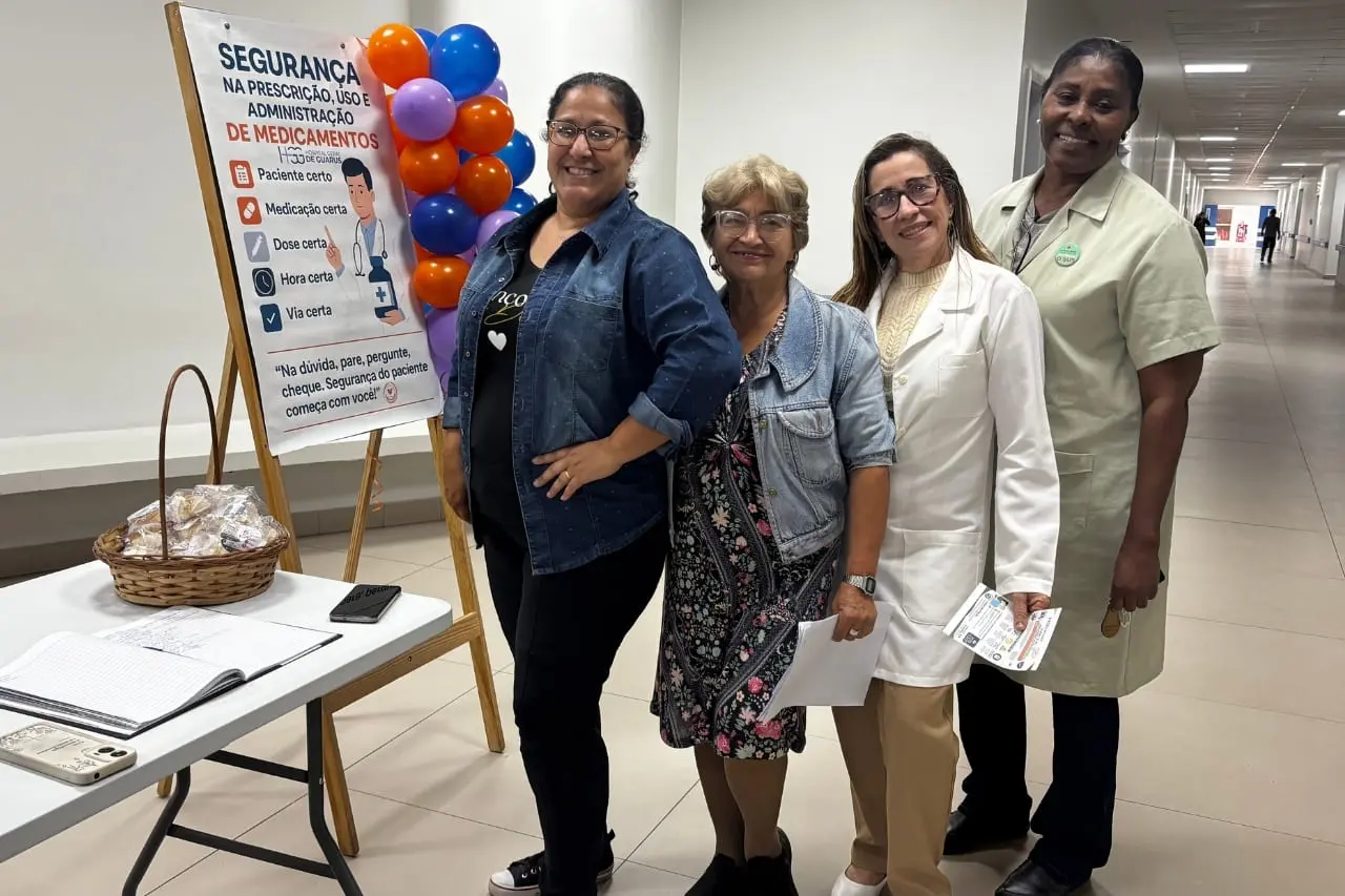 HGG reúne funcionários para campanha de segurança na prescrição e uso de medicamentos