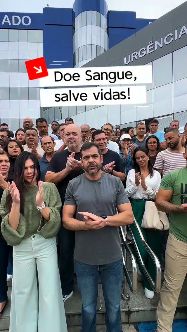 Bruno Dauaire faz apelo por doações de sangue e chama lideranças e população para corrente de solidariedade