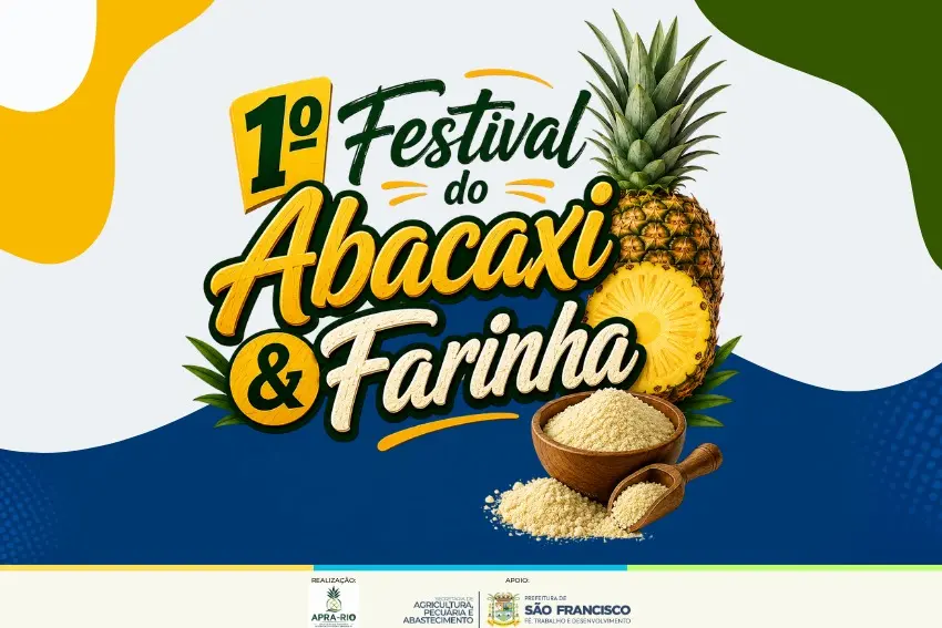 Tecnologia e exportação serão temas de palestras no 1º Festival do Abacaxi & Farinha