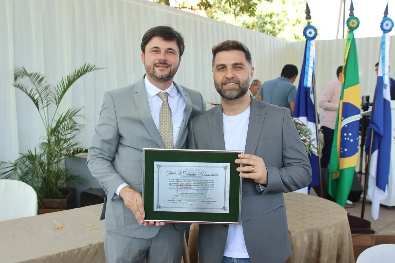 Wladimir Garotinho recebe título de Cidadão Honorário Porciunculense