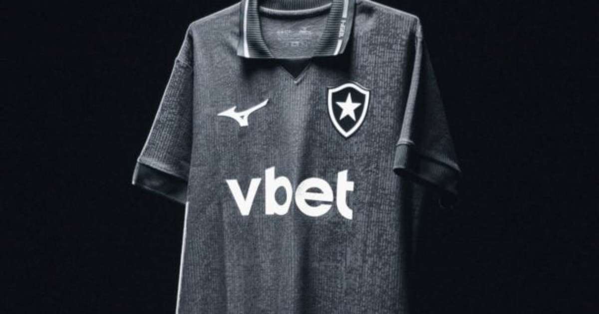 Camisa preta do Botafogo concorre a prêmio internacional