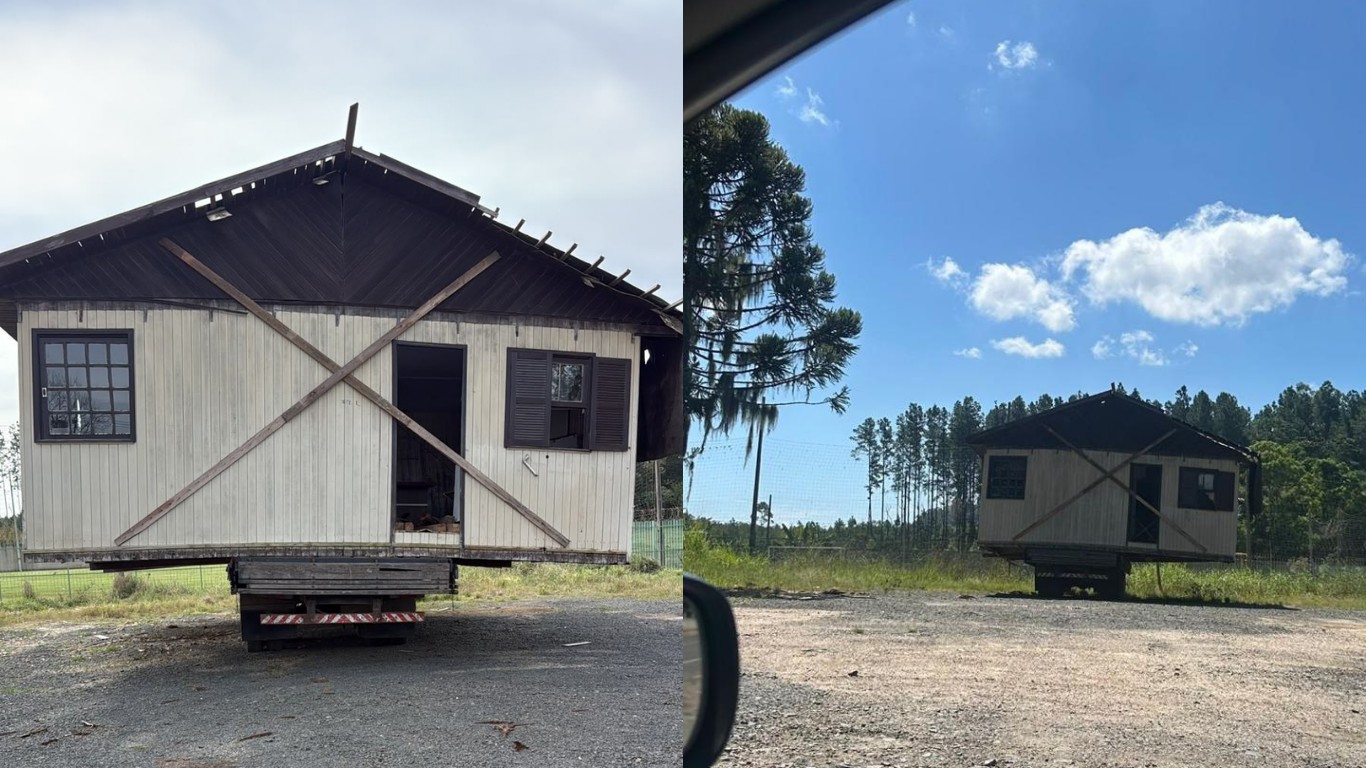 Casa abandonada sobre caminhão? Por que imóvel segue no local há 5 meses sob risco de…