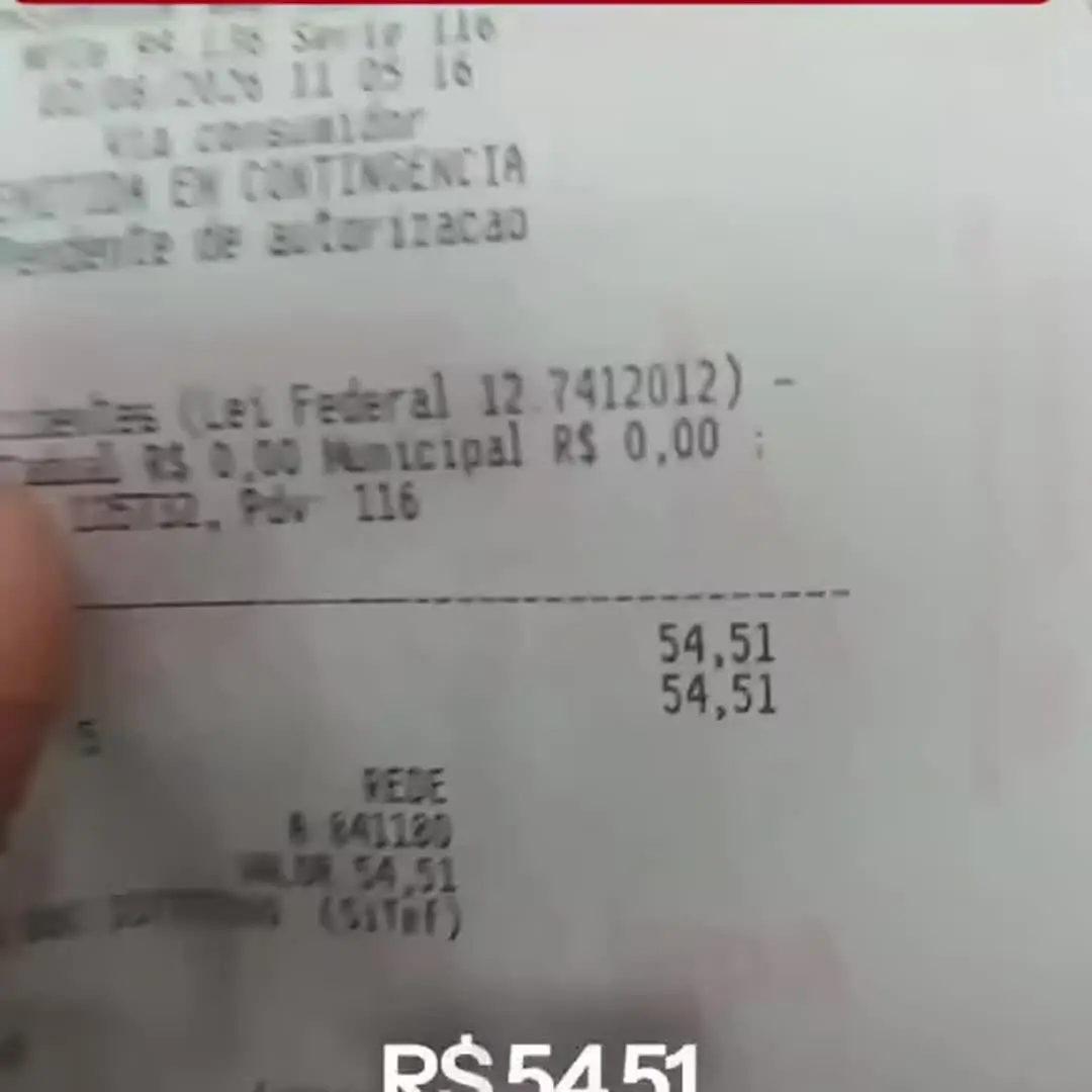 Compra de R$ 54,51 equivale a um dia de salário mínimo e gera debate nas redes