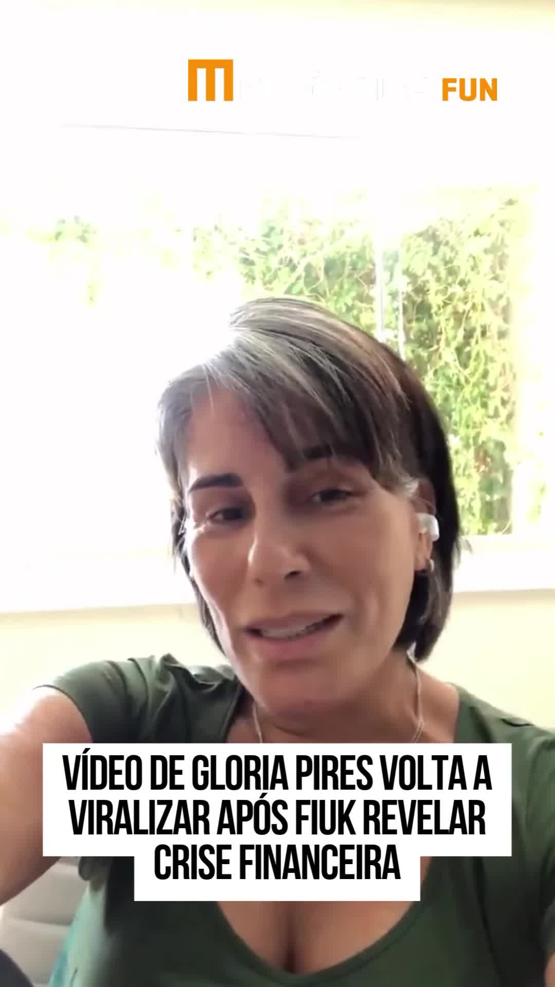 Glória Pires em vídeo bem-humorado que explica não ser mãe de Fiuk