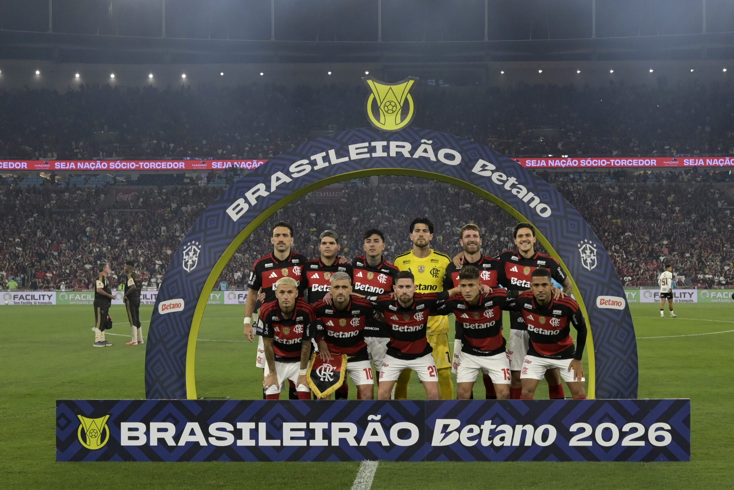 Flamengo tem maior média de bola rolando do Brasileirão, aponta CBF