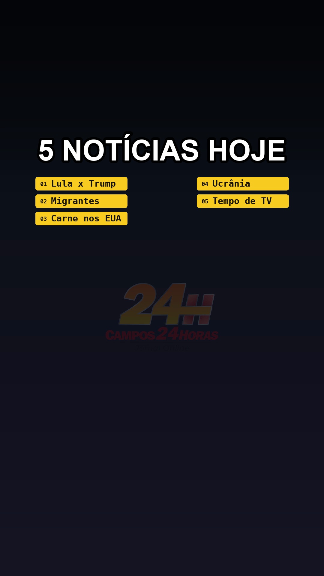Cinco notícias em destaque no G1 nesta sexta-feira