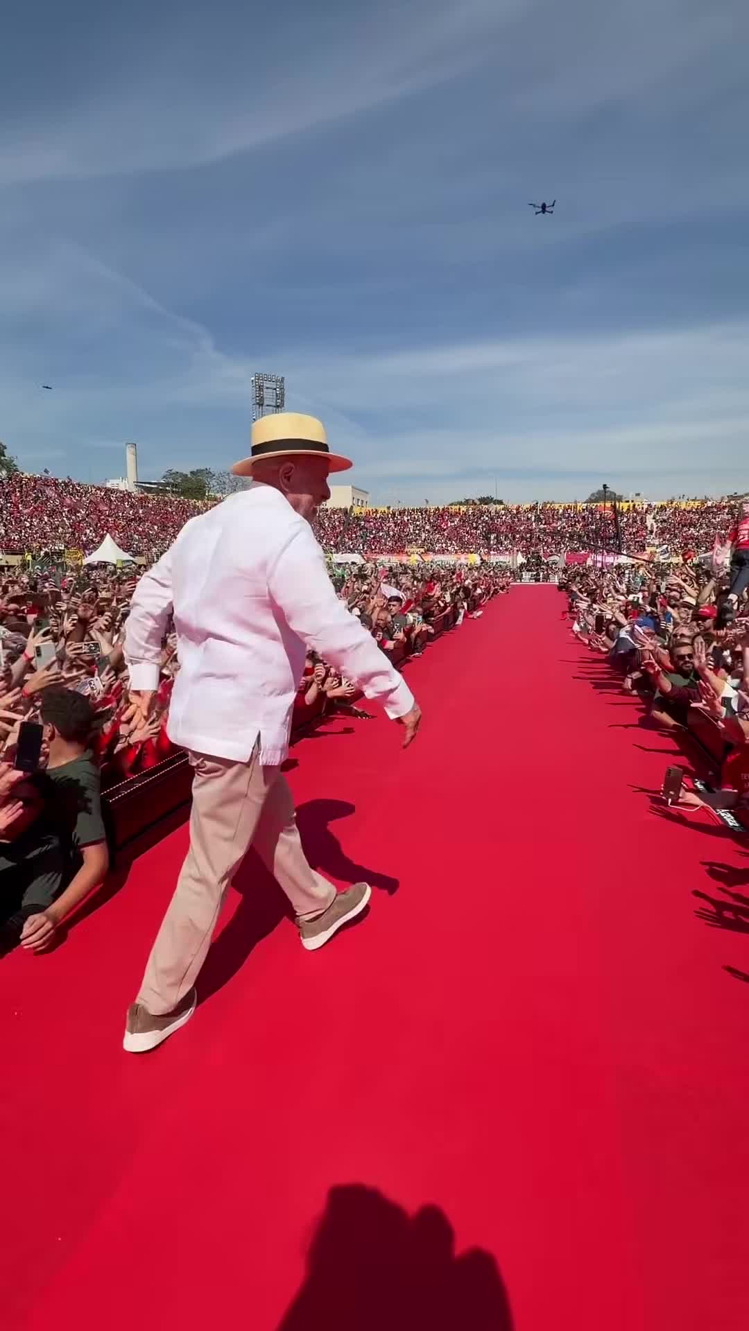 Lula no Estádio 1º de Maio