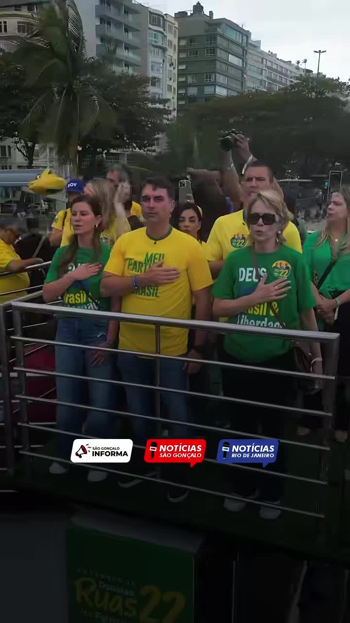 Flávio Bolsonaro e Douglas Ruas